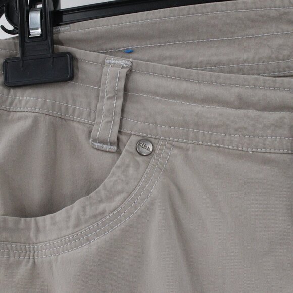 kuhl shorts Women's 6 outdoor gorpcore flat front cargo stretch nylon blend - Picture 4 of 12